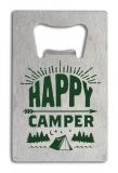 Credit Card Bottle Opener - Happy Camper