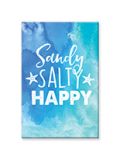 Souvenir Magnet - Sandy Salty Happy