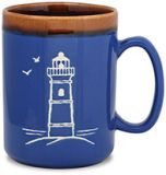 Hand Glazed Mug - Lighthouse