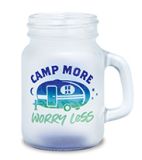 Ball Jar Shot Glass - Camp More Worry Less