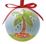 Ball Ornament - Palm Tree