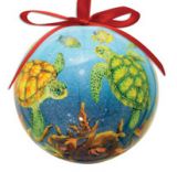 Ball Ornament - Sea Turtle Reef