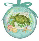 Ball Ornament - Summer Seas Turtle