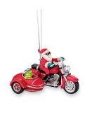 Resin Ornament - Santa & Turtle Biker