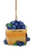 Resin Ornament - Blueberry Basket