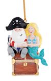 Resin Ornament - Pirate and Mermaid