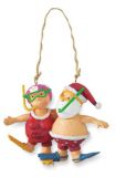 Resin Ornament - Mr & Mrs Claus Snorkeling