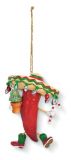 Resin Ornament - Chili Pepper with Sombrero with Lights