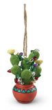 Resin Ornament - Prickly Pear Cactus with Lights