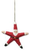 Resin Ornament - Santa Starfish
