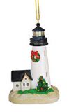 Light-up Resin Ornament - Lighthouse