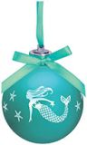 Light-up Frosted Glass Ball Ornament - Mermaid