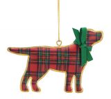 Pillowed Metal Ornament - Dog