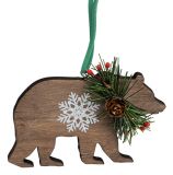 Diecut Wood Ornament - Bear