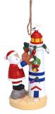 Resin Ornament - Santa/Crab/Lighthouse