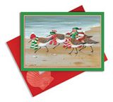 Embellished Christmas Cards - Sandpipers
