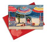 Embellished Christmas Cards - Christmas Beach