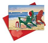 Embellished Christmas Cards - Red & Green Adirondacks
