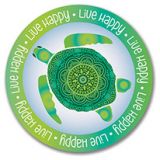 Sticker - Turtle - Live Happy