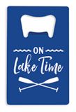 Credit Card Bottle Opener - On Lake Time