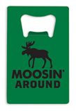 Credit Card Bottle Opener - Green Moosin Around