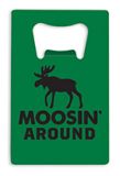 Credit Card Bottle Opener - Green Moosin Around