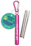 Reusable Straw with Case - Sun Sand Sea