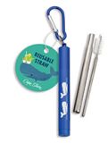 Collapsible Straw with Case - Whale
