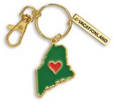 Enamel Keychain - Maine