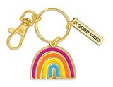 Enamel Keychain - Good Vibes