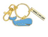 Enamel Keychain - Whale