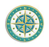 Enamel Pin - Compass Rose