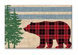 Souvenir Magnet - Rustic Chic Bear