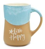 Wave Mug - Live Happy