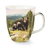 Harbor Mug - Bear Family In Mountains