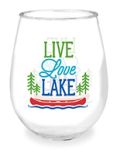 Wine Tumbler - Live Love Lake