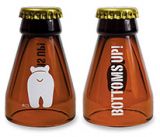 Novelty Shot - Beer Bottle Bottoms Up Bear