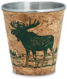 Cork Shot Glass - Moose