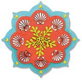 Laser Cut Wood Magnet - Boho Beach