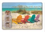 Jar Magnet - Colorful Adirondack Chairs