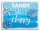 Handcrafted Magnet - Sandy Salty Happy
