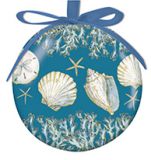 Ball Ornament - Playa Seashells