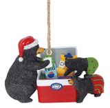 Resin Ornament - Cooler Raiding Black Bears