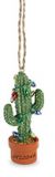 Resin Ornament - Saguaro with Lights ARIZONA