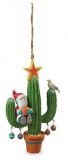 Resin Ornament - Santa on Saguaro
