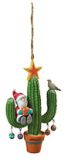 Resin Ornament - Santa on Saguaro