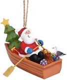 Resin Ornament - Santa in Dory