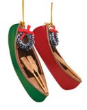 Wood Ornament - Canoe