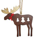 Metal Ornament - Moose