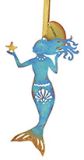 Metal Ornament - Patina Mermaid